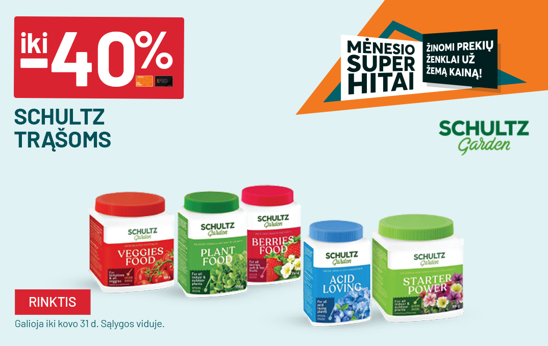 fm8 kovas iki -40% SCHULTZ trąšoms