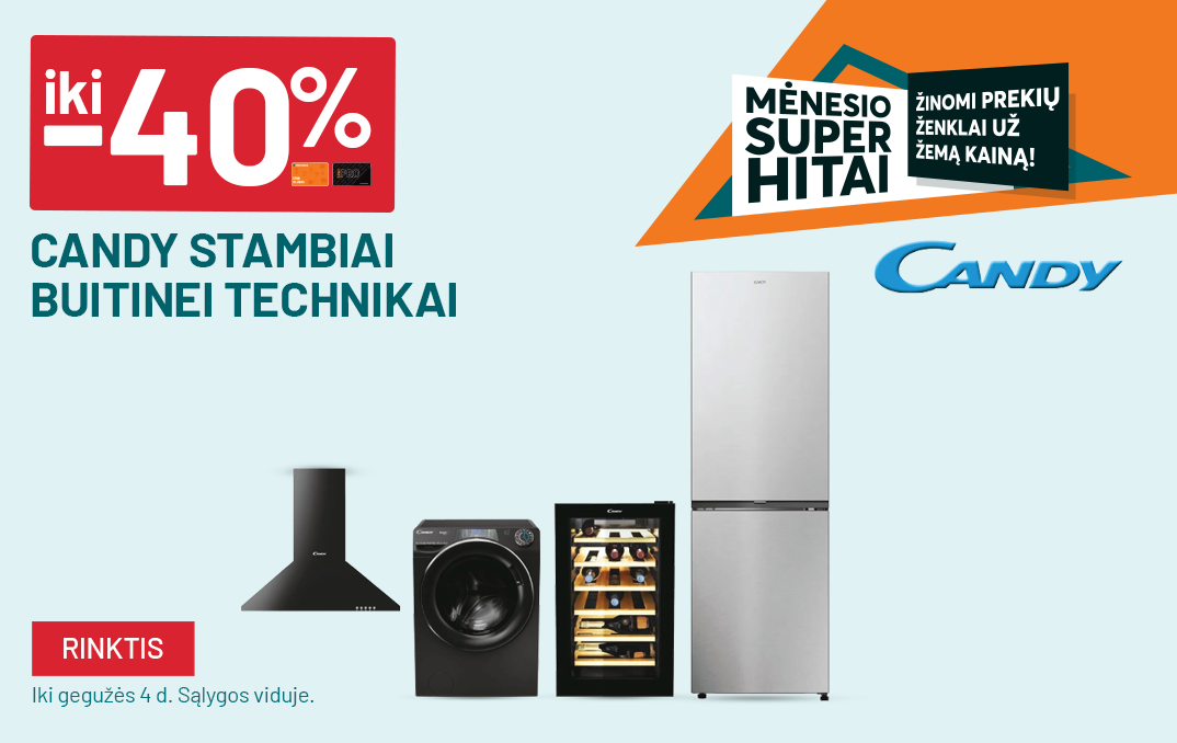 FM8_balandis iki -40% CANDY stambiai buitinei technikai