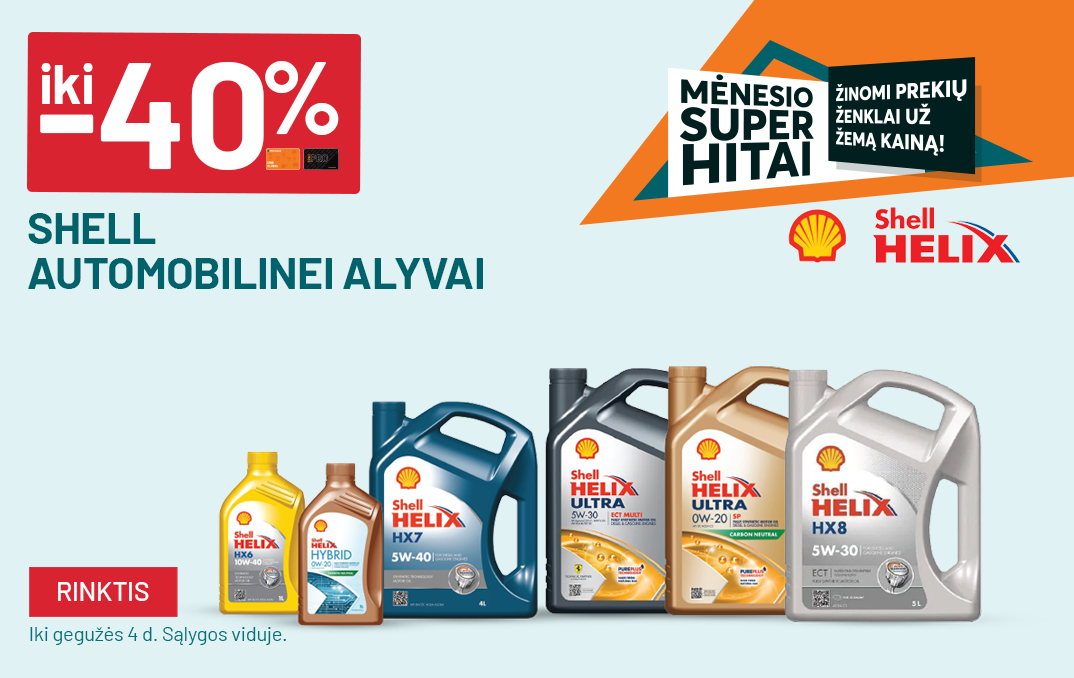 FM8_balandis iki -40% SHELL automobilinei alyvai
