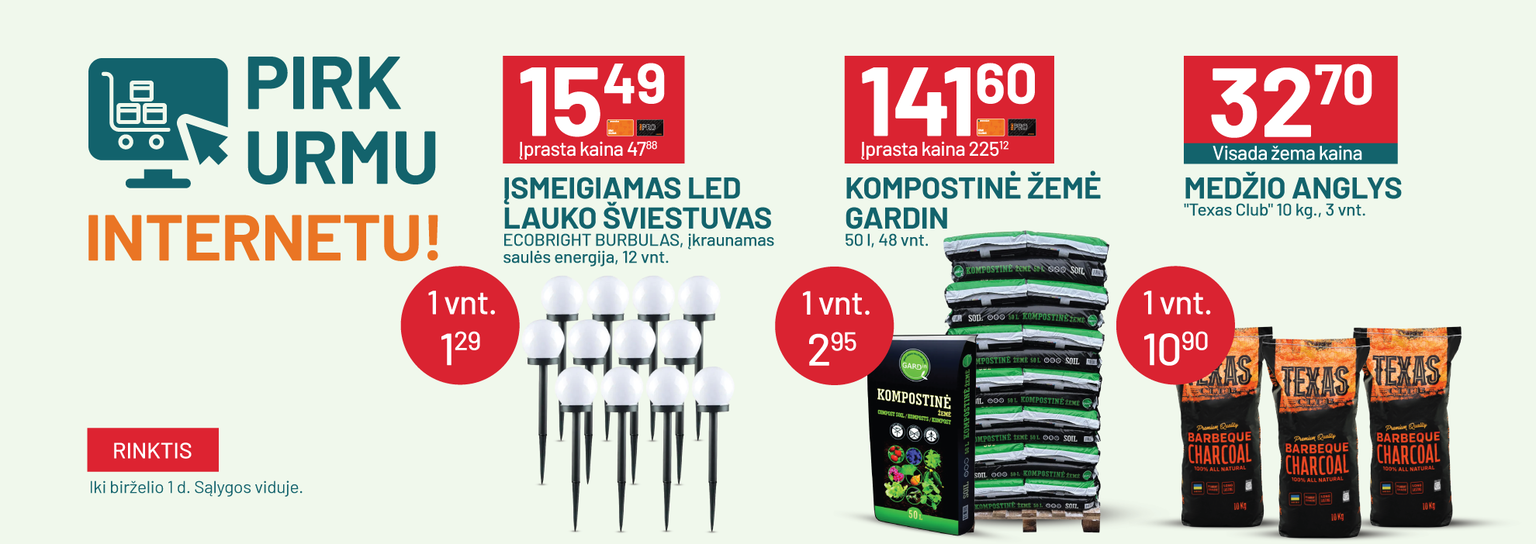 Gegužė Pirk urmu internetu 05 05 - 06 01