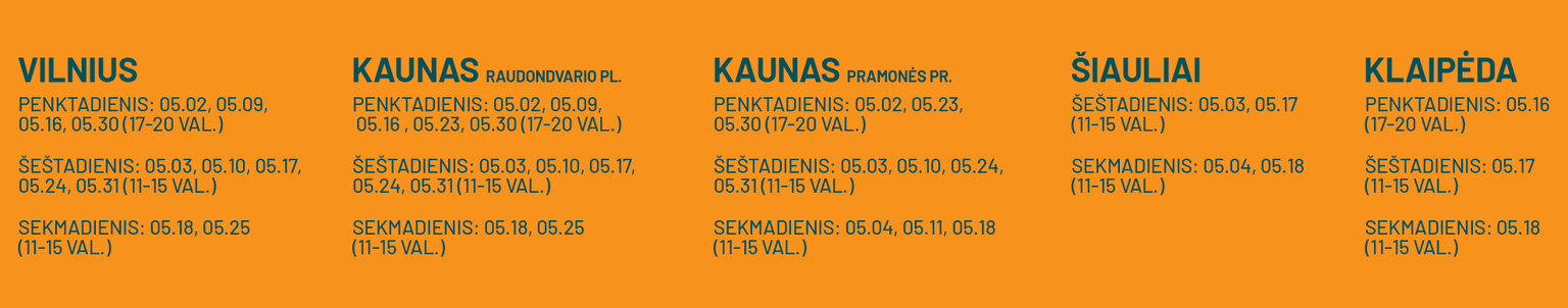 FISKARS PROFESIONALI KONSULTACIJA PARDUOTUVĖSE!