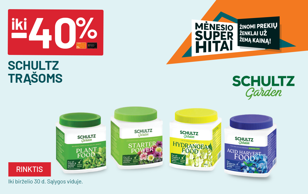 iki -40% SCHULTZ trąšoms