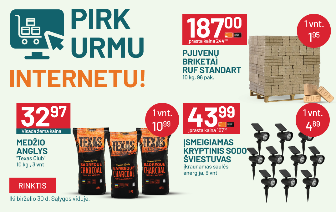 BIRŽELIS - Pirk urmu internetu