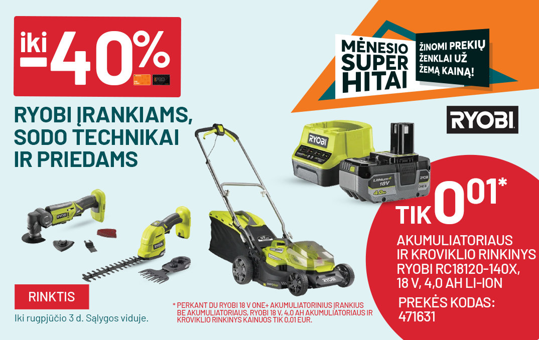 LIEPA - RYOBI PROMO
