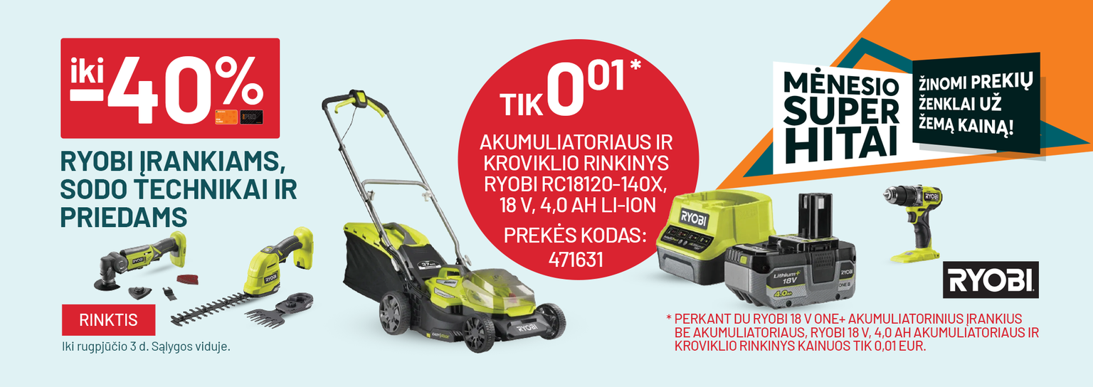 LIEPA - RYOBI PROMO