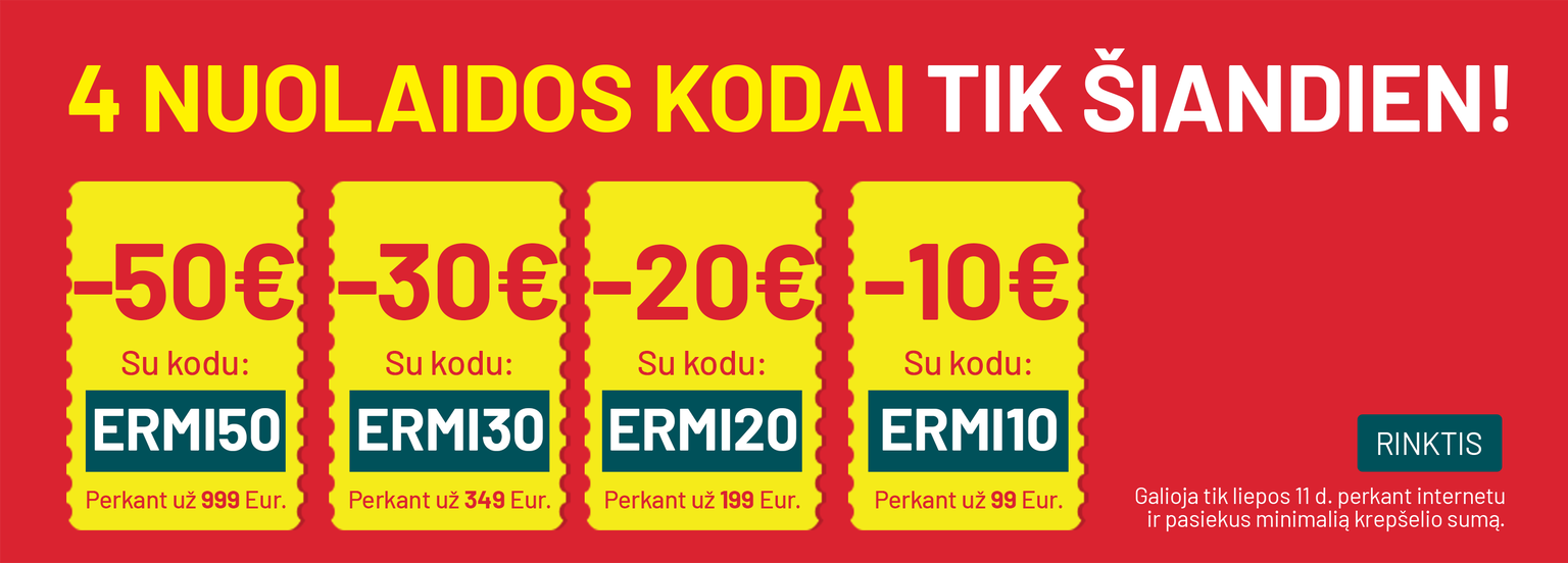 Laiptiniai kuponai tik 07 11