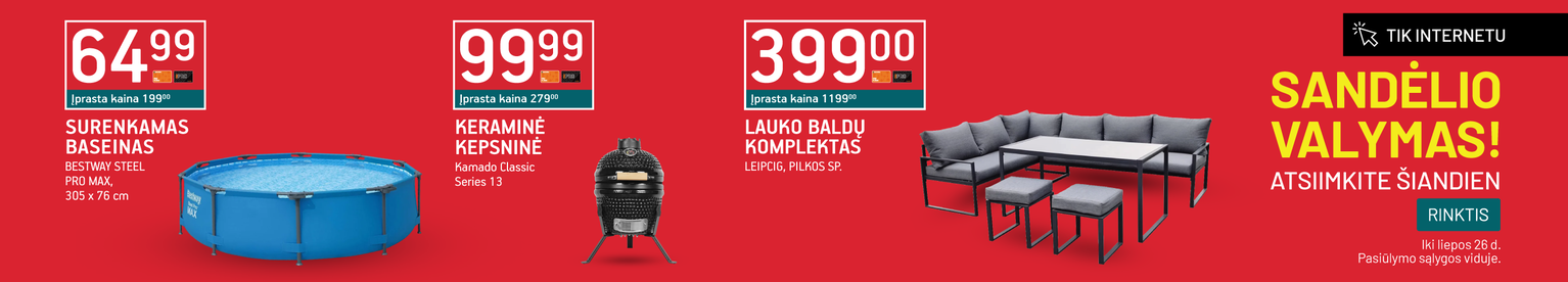 Sandėlio valymas (07 14 - 07 26)