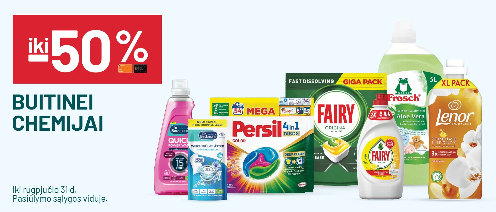 iki -50% Buitinei chemijai