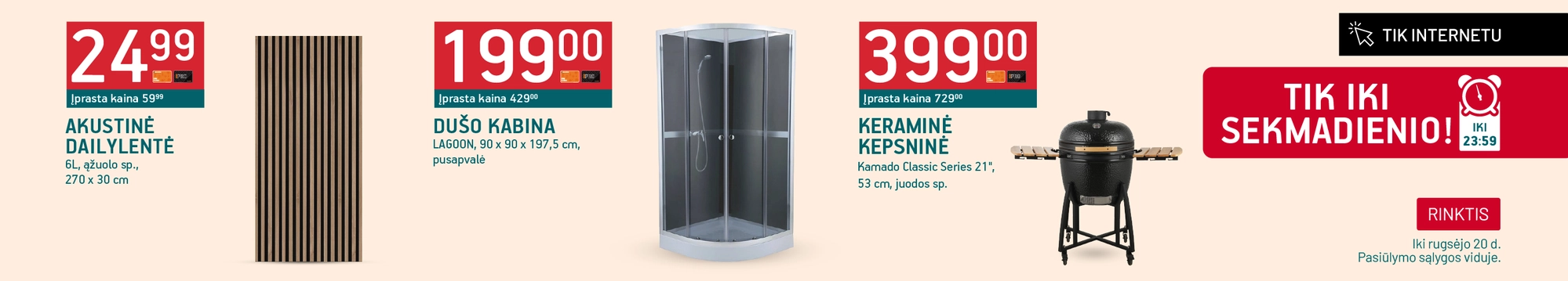 Tik iki sekmadienio (09 14 - 09 20)