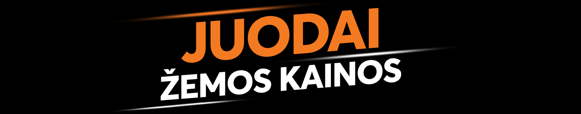 Juodai žemos kainos